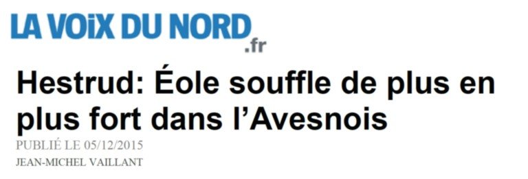 La Voix du Nord (Articles)